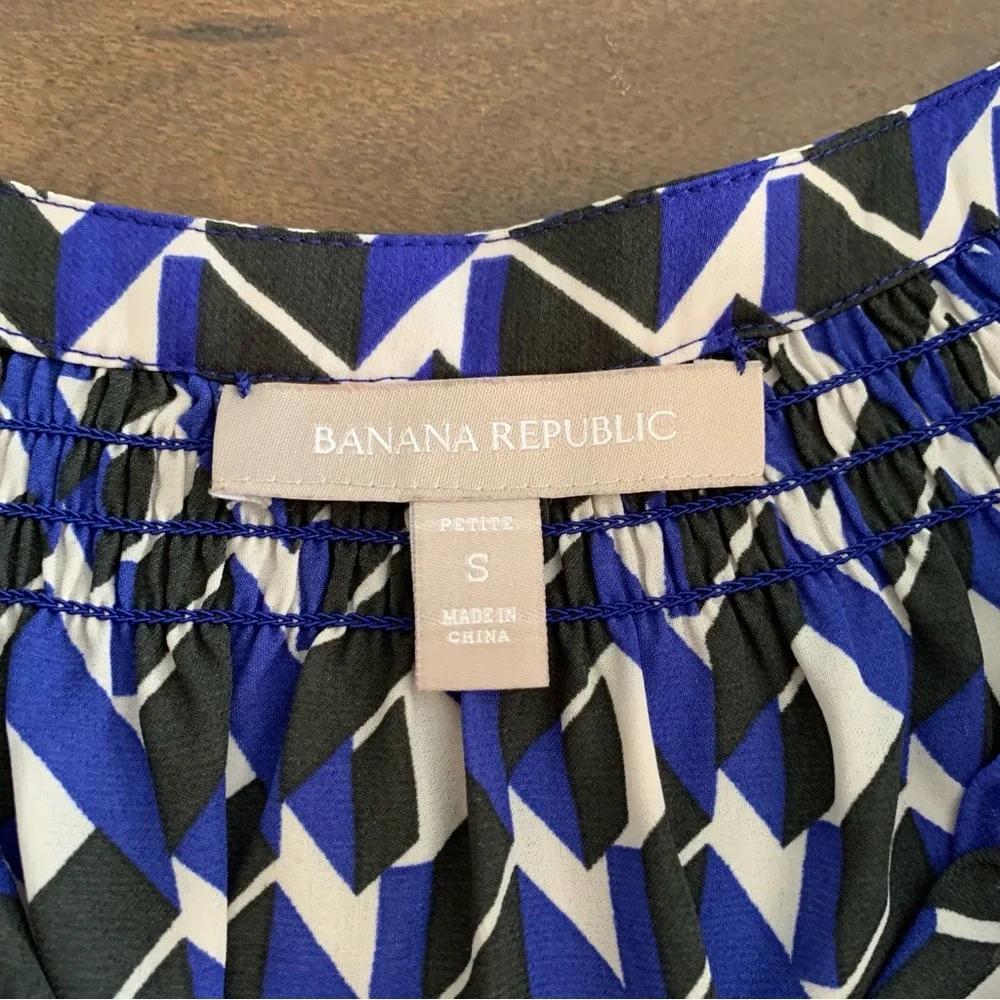 Banana Republic PETITE small Bundle 2 tunic tops shirts PS - Picture 5 of 6
